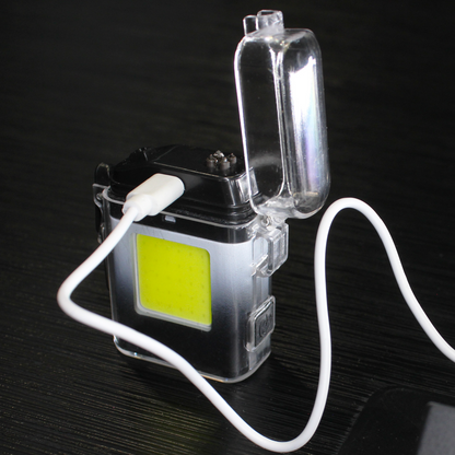 Encendedor de Plasma  2 en 1 - Fuego y luz, siempre a tu alcance.