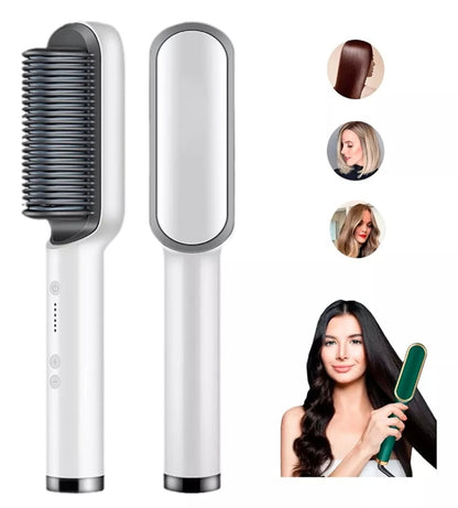 Cepillo Alisador 4 en 1 - ¡Peina, alisa, seca y da forma en minutos!