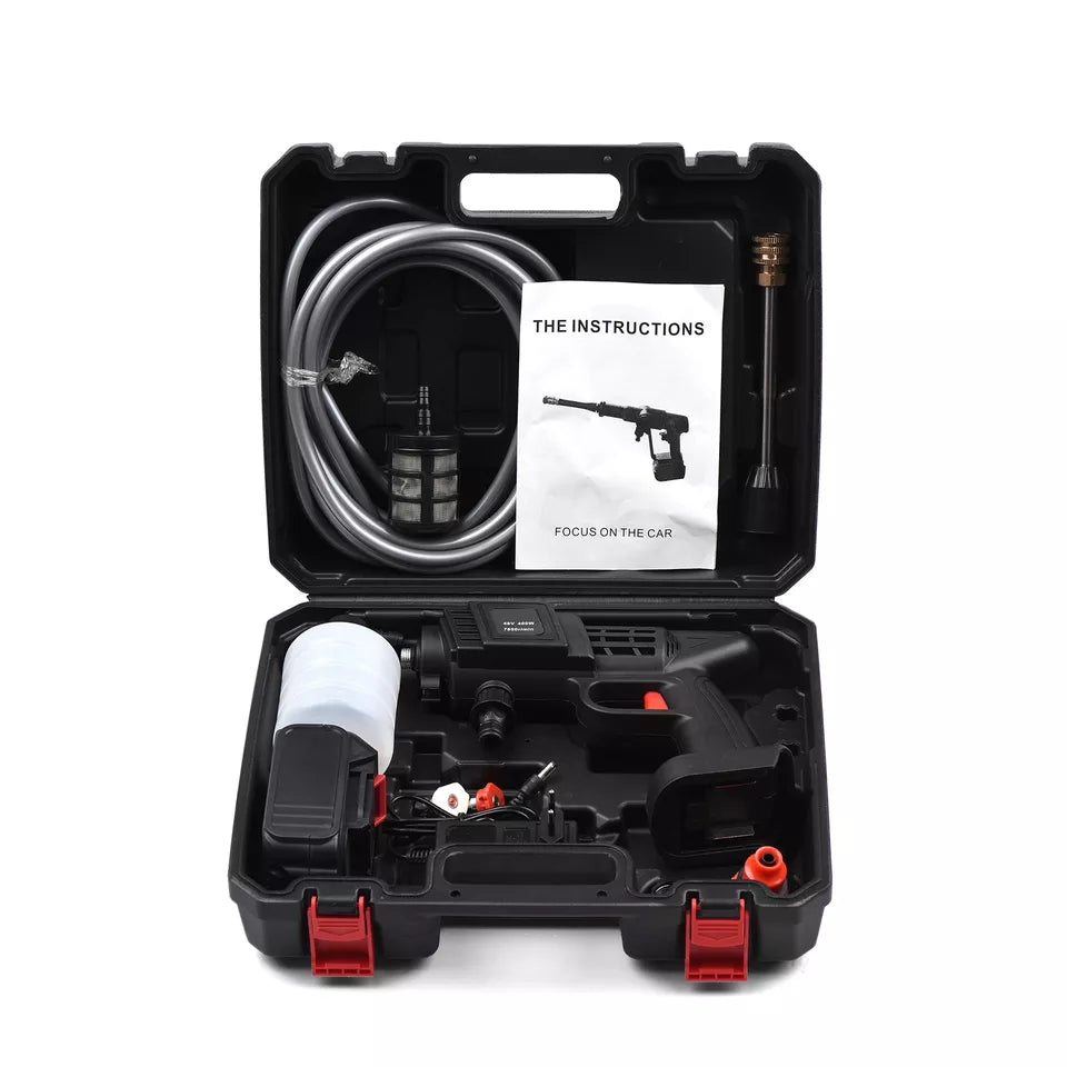 Hidrolavadora HidroJet 48V con Doble Batería – ¡Limpieza potente donde quieras!