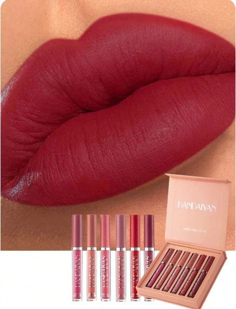 Set Labiales Mate X6 Handaiyan - LLÉVATE EL 2 SET CON DESCUENTO + ENVÍO GRATIS SOLO HOY