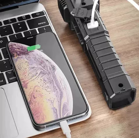 ForceLight® - Linterna Táctica Multifuncional 4 en 1 - ¡COMPRE 1 Y LLEVE 2 SOLO HOY!