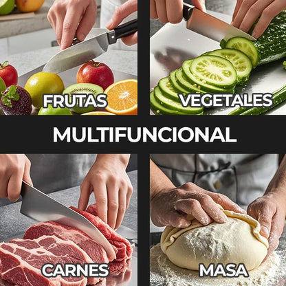 TITANBOARD® - Tabla de Picar de 100% Acero Inoxidable 29 x 20 cm.