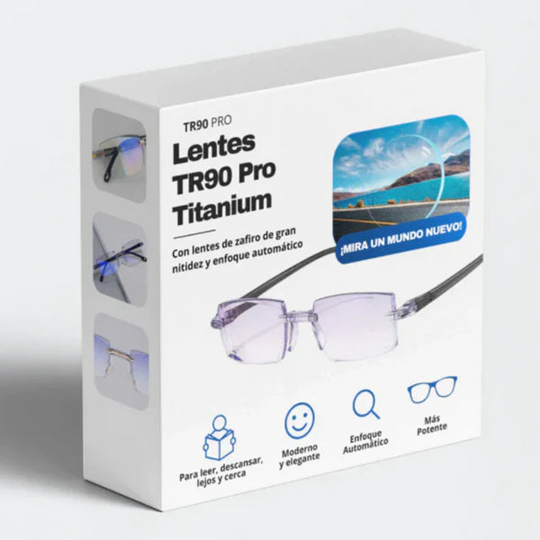 Gafas de Lectura TR90 Pro Titanium - ¡COMPRA 1 Y LLEVA 2 + ESTUCHE, PAÑO Y ENVÍO GRATIS!