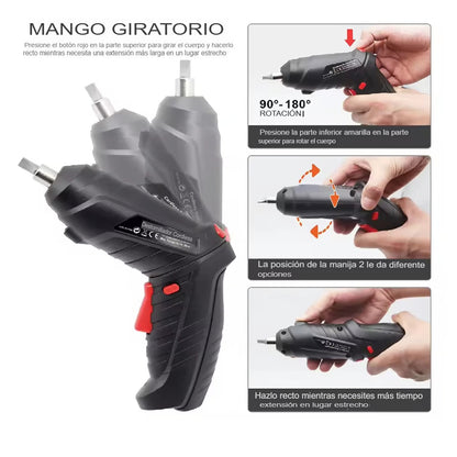 Destornillador Eléctrico Profesional con 47 piezas - ¡Rapidez y practicidad en su día a día!