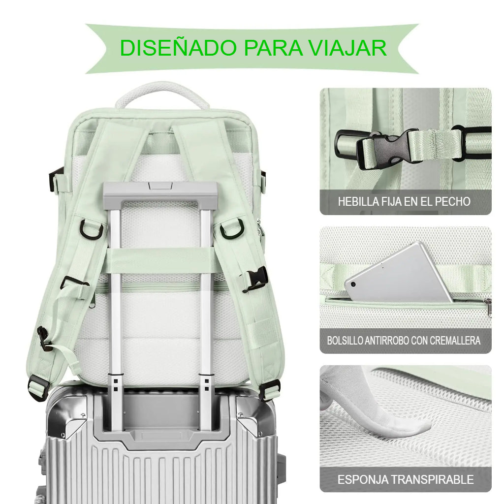 Mochila de Viaje Impermeable BagTravel® - ¡La mochila que lo tiene TODO!